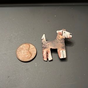 Terrier brooch